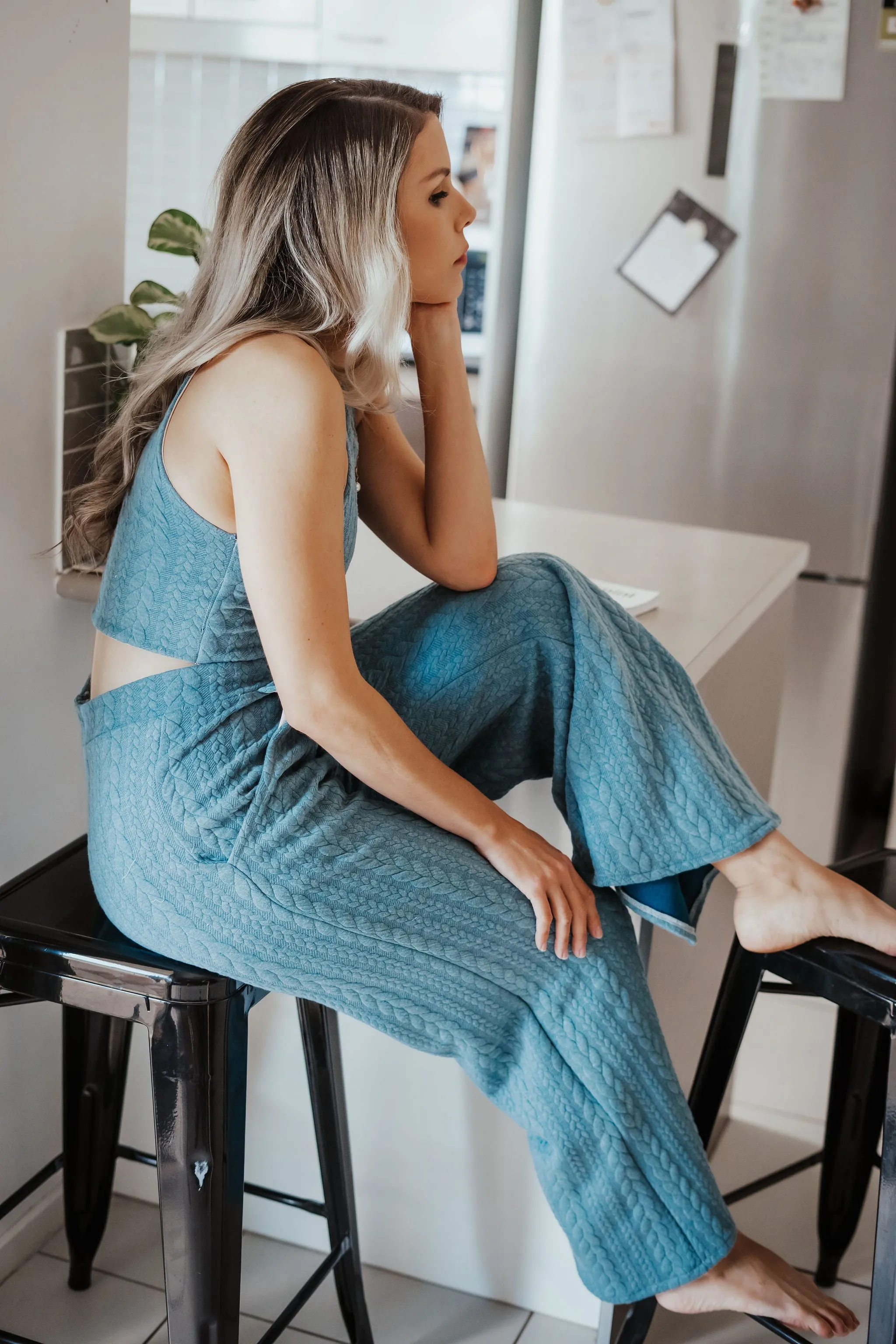 Atlanta Teal  Loungewear Pants