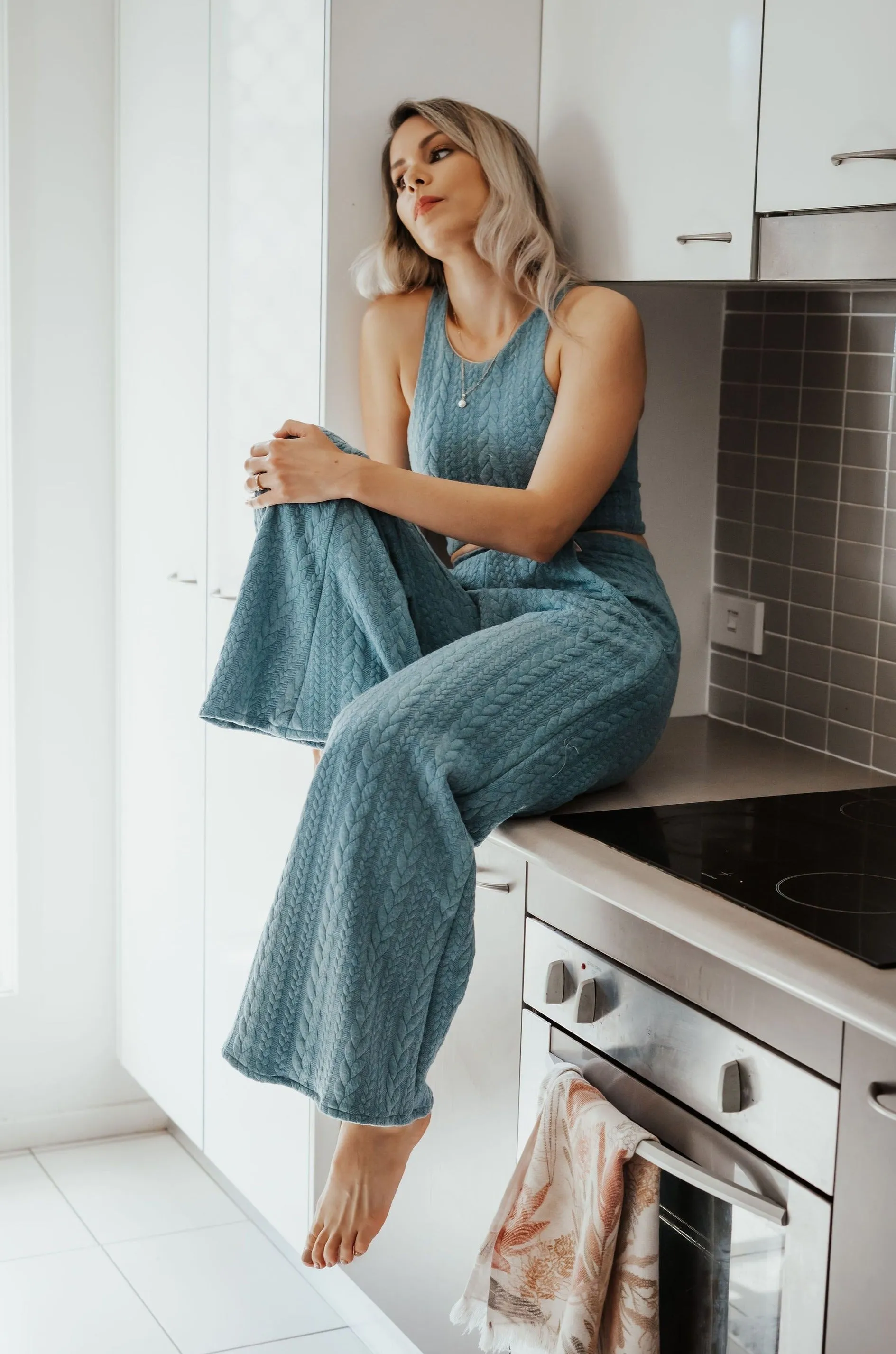 Atlanta Teal  Loungewear Pants