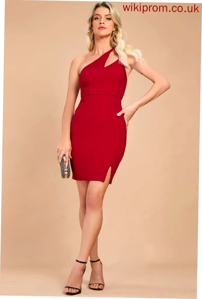 Bodycon Arianna Sleeveless Dresses Club Dresses One Blends Cotton Mini Shoulder Sexy