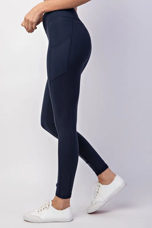 Butter Soft Side Pocket Full Length Leggings