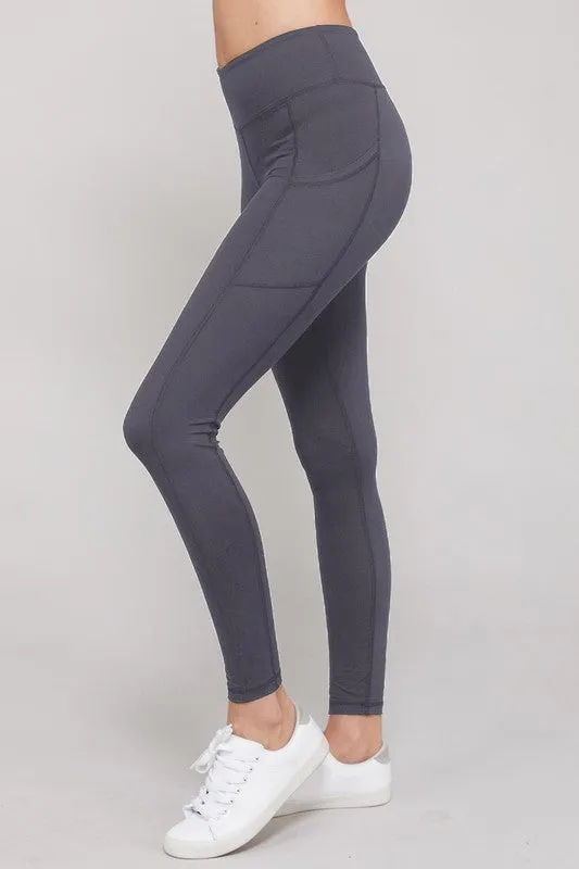 Butter Soft Side Pocket Full Length Leggings