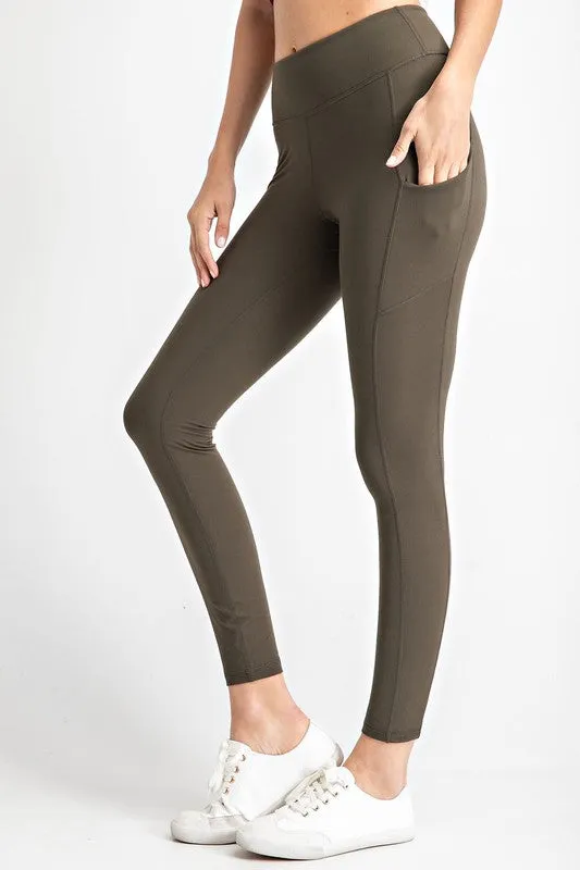 Butter Soft Side Pocket Full Length Leggings