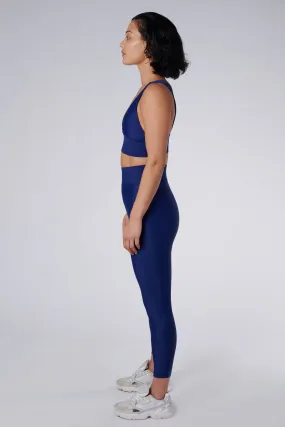 Cora Compression Leggings | Recycled Nylon | Royal