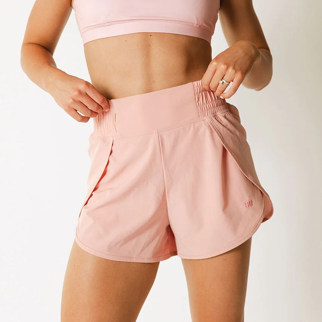 Crossover Shorts, Pink Bliss