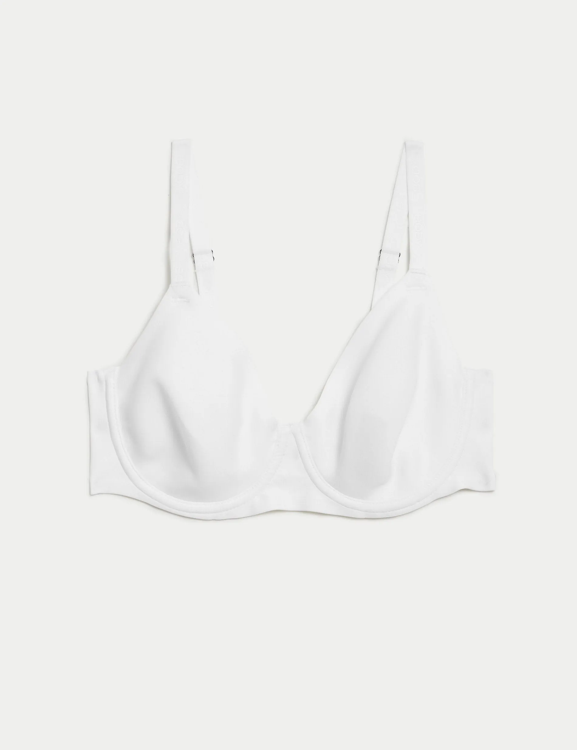 Flexifit Invisible Full Cup A-E Body Underwire Bra, White