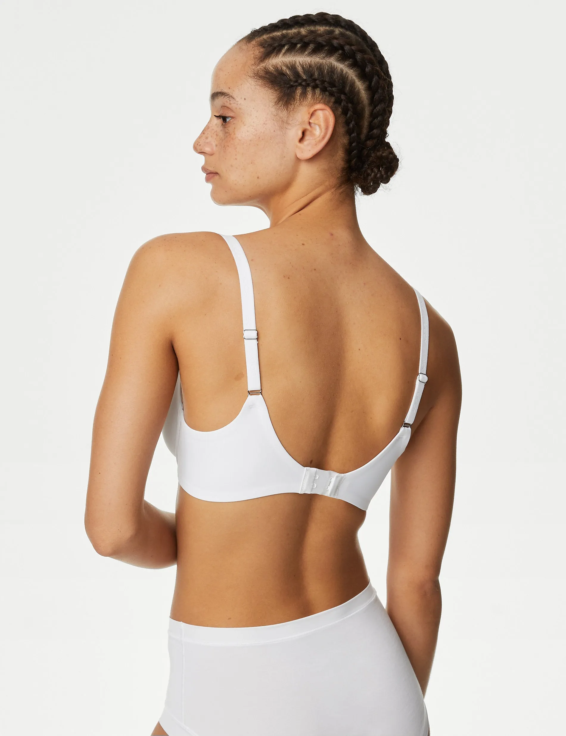 Flexifit Invisible Full Cup A-E Body Underwire Bra, White