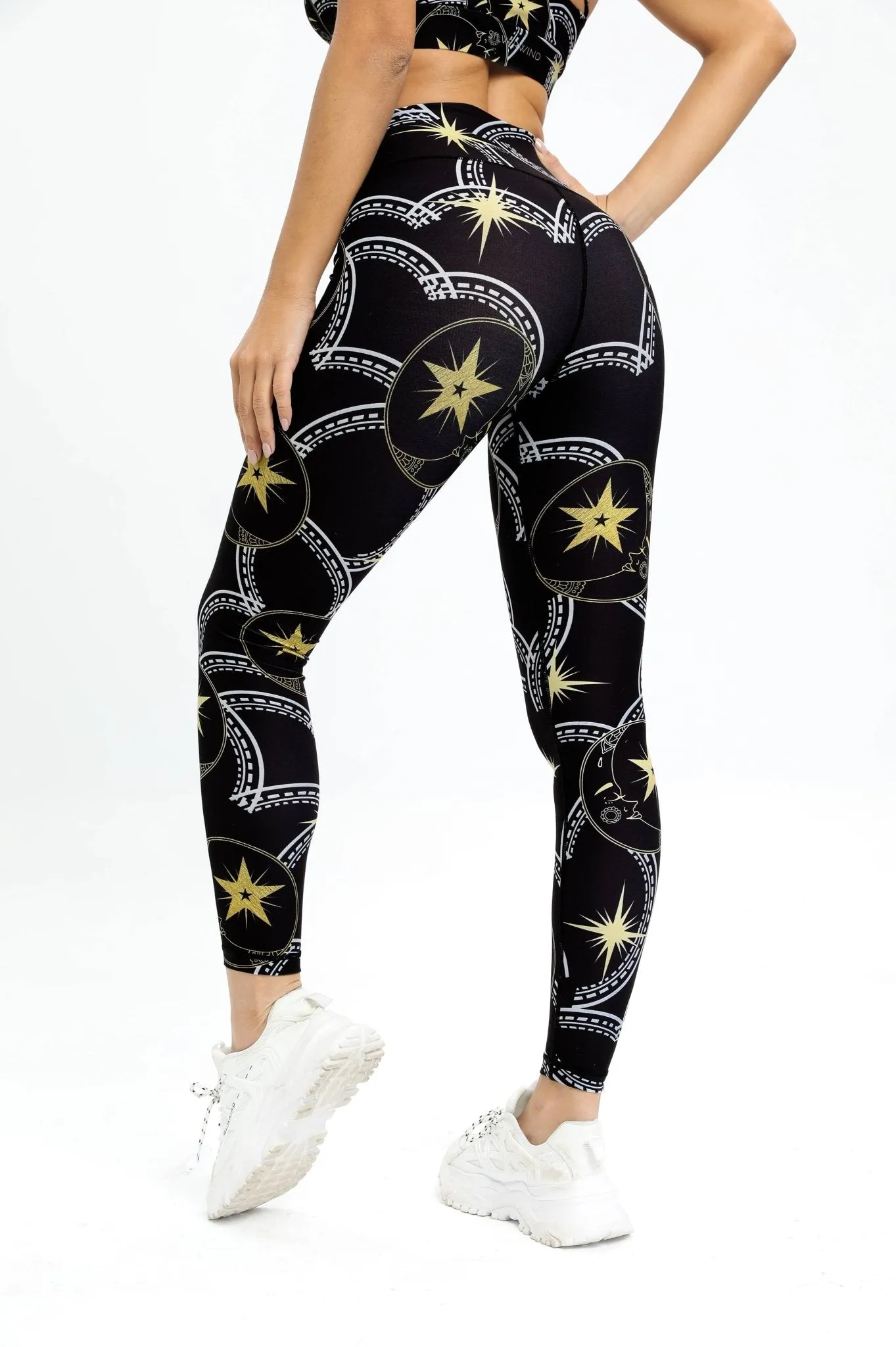 Golden Star High-waisted Leggings