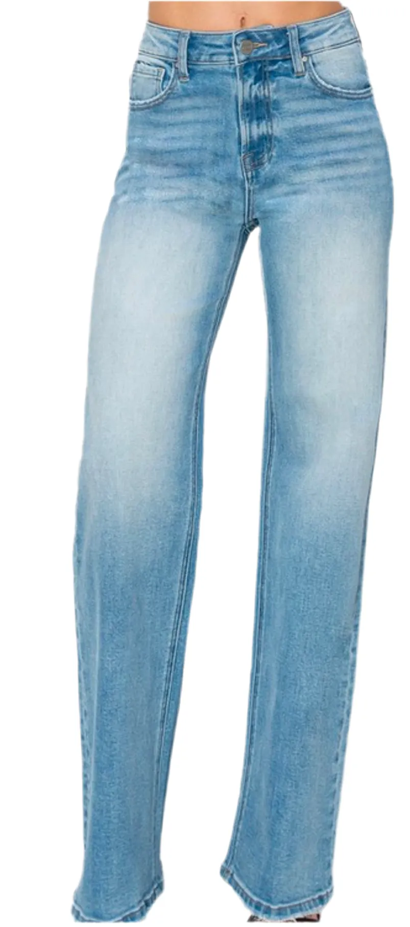 Haven High Rise Straight Leg Jeans