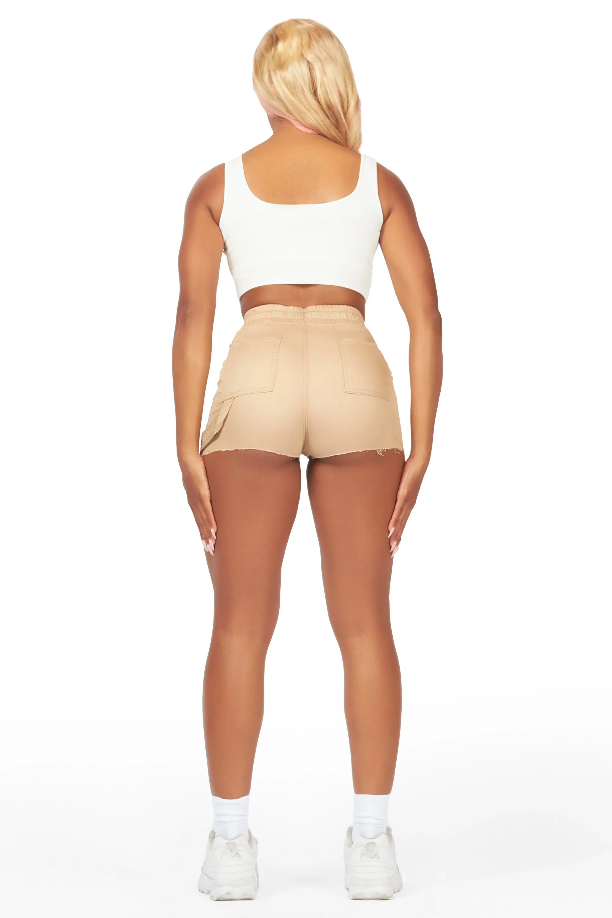 Kikilomo Tan Cargo Short