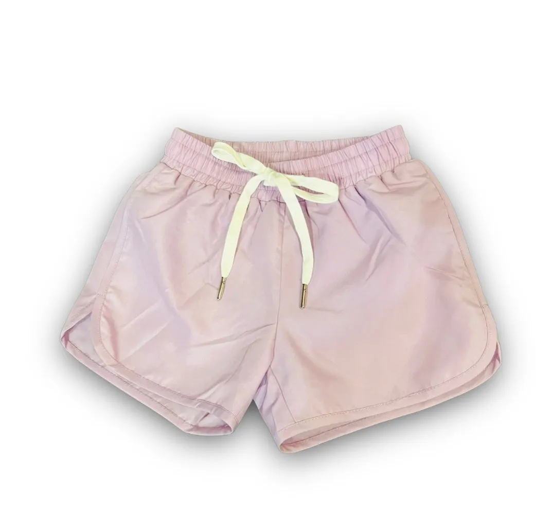 Light Purple Athletic Kid Shorts