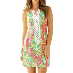 Lilly Pulitzer Cathy Flamingo Shift Dress Southern Charm - Size 00