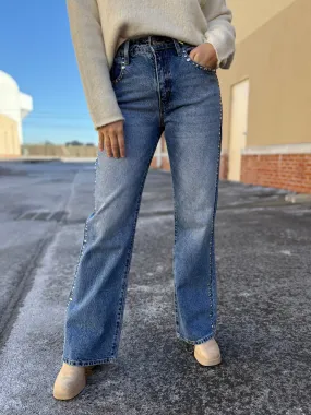 Lynn Wide Flare Jeans