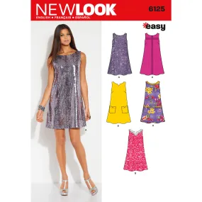 Misses' Dress - New Look Sewing Pattern N6125