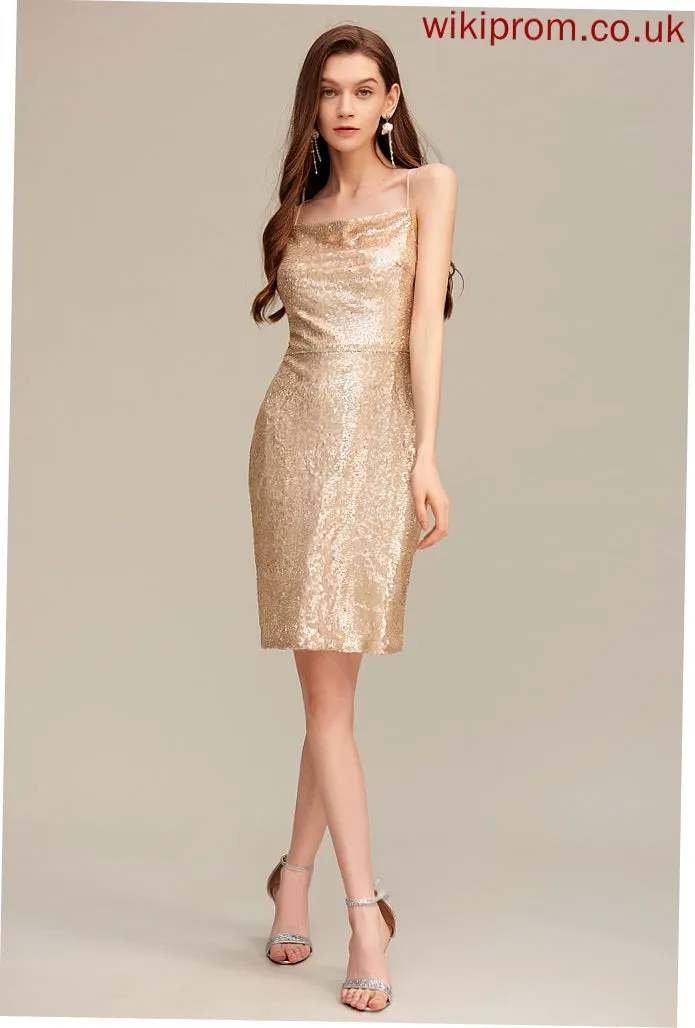 Neck Dresses Sequined Mini Bodycon Sexy Kira Sleeveless Club Dresses Square