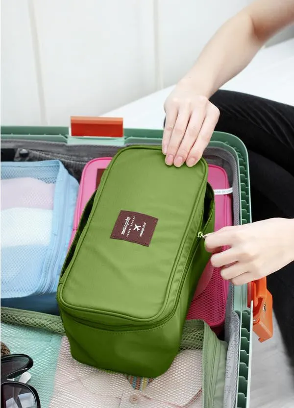 New Nylon Multifunction Makeup Travel Portable Underwear Bag Luggage Storage Bra Organizer