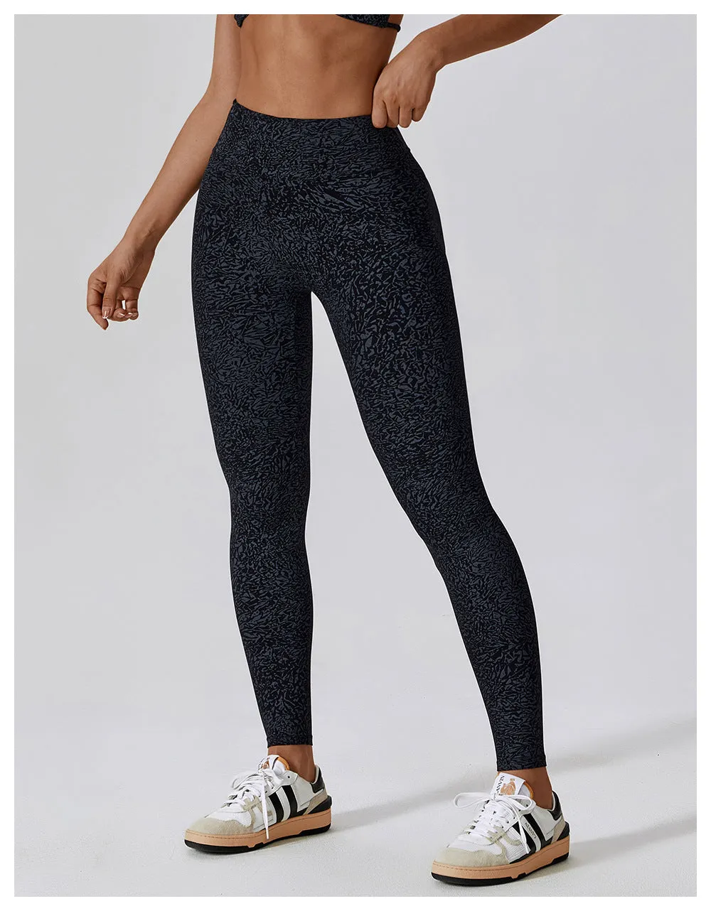 Patterned Bottom Lift Leggings