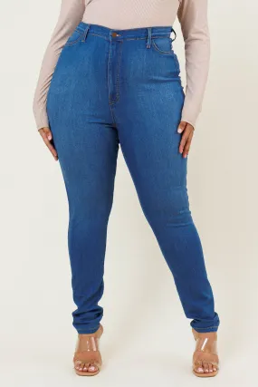 Premium Plus Size Skinny Jeans