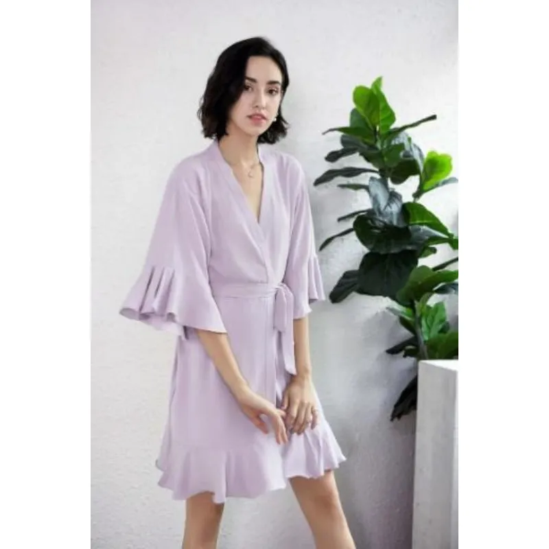 Ruffle Robe Set Of Bridesmaid