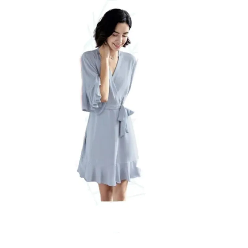 Ruffle Robe Set Of Bridesmaid