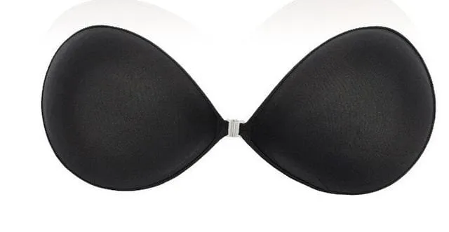 Sexy Women Invisible Push Up Bra Self-Adhesive Silicone Bust Front Closure