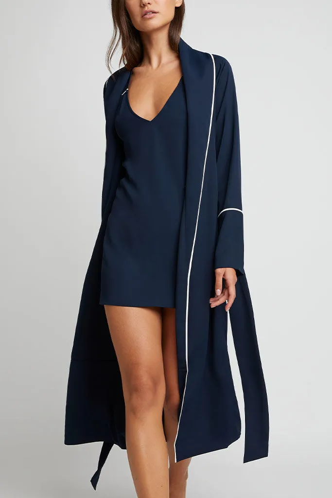 Supreme Classic Robe in Navy