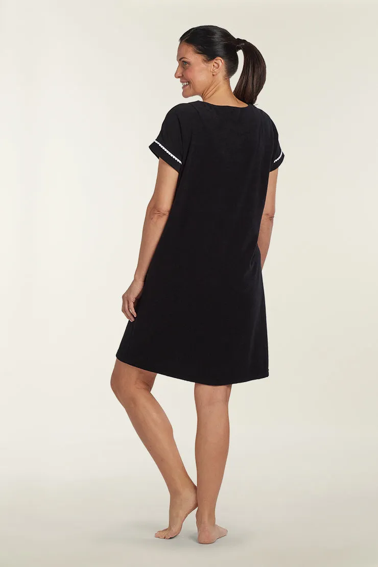 Terry Knit Robe - Short Robe/Short Sleeves | Clearance only