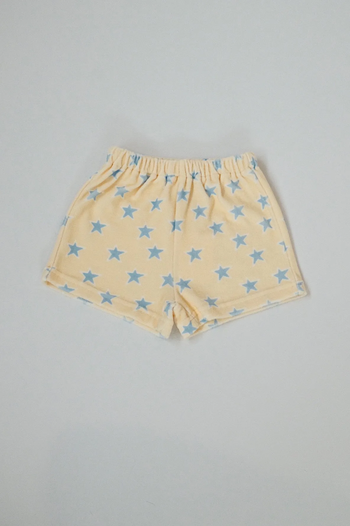 Terry towel shorts - blue star