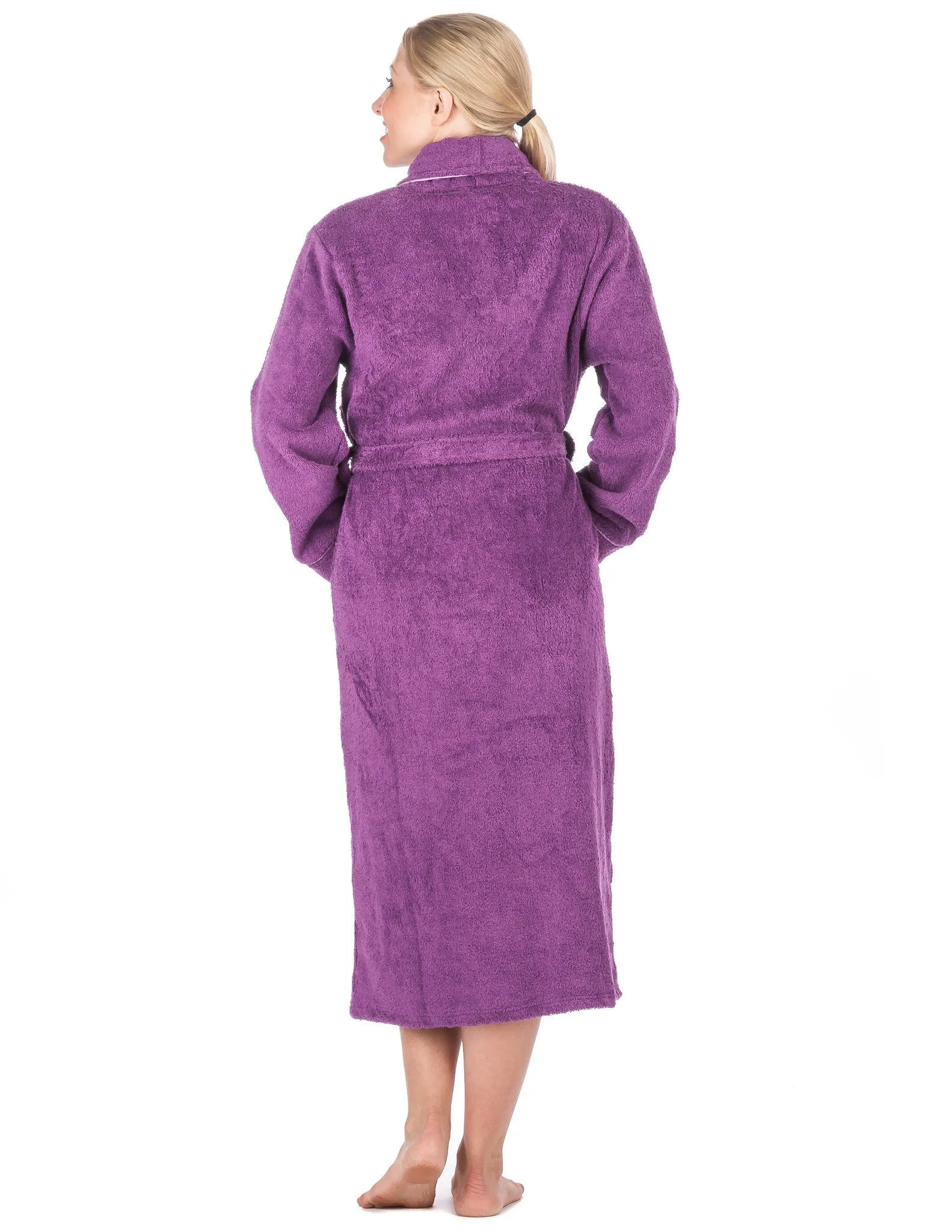 Women's 100% Cotton Terry Bathrobe